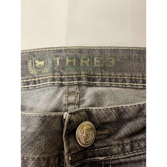 Three 3 Clothing Co Gray Bootcut Stretch Jeans Women’s Size 10 Mid Rise - Picture 3 of 11